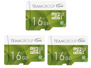 3-Pk.Team Group TCUSDH16GUHS43 16GB MicroSDHC Card