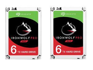 2-Pack Seagate IronWolf Pro 3.5-inch 6TB Internal Hard Drive