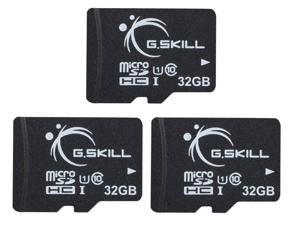 3-Pack G.Skill FF-TSDG32GA-C10 32GB MicroSDHC Card