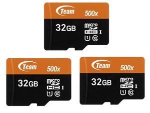 3-Pack Team TUSDH32GUHS03 32GB MicroSDHC Card