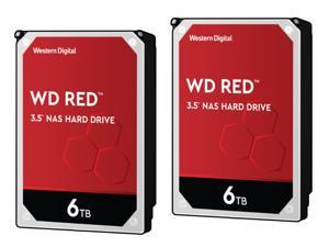 2-Pack Western Digital Red 3.5-inch 6TB Internal Hard Drive