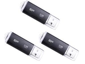 3-Pk Silicon Power SP032GBUF3B02V1K 32GB USB 3.1 Flash Drive