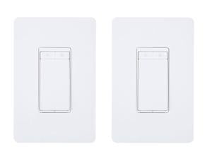 2-Pack TP-Link Kasa HS220 Smart Wi-Fi Light Switch with Dimmer