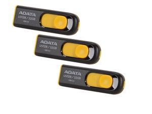 3-Pack ADATA DashDrive UV128 32GB USB 3.0 Flash Drive