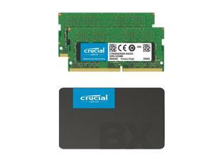 Crucial 32GB (2 x 16GB) DDR4 2666MHz DRAM (Notebook Memory) CL19 1.2V DR SODIMM (260-pin) CT2K16G4SFD8266 + Crucial BX500 ...