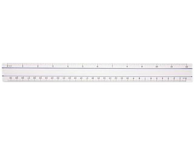 Westcott 15 Data Processing Magnifying Ruler, Clear (40711)