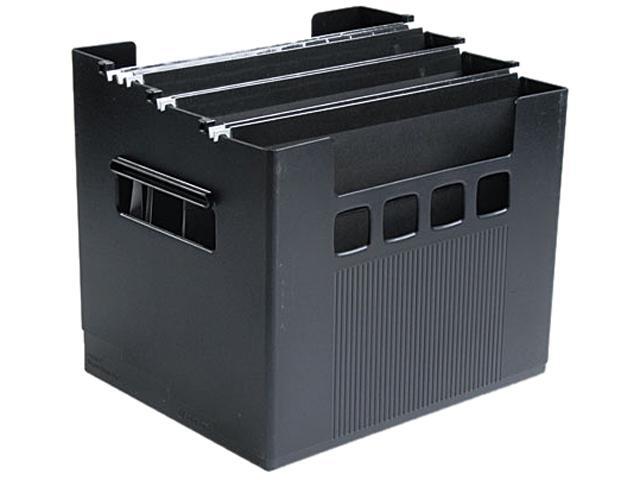 Oxford Super DecoFlex Letter Size Desktop Hanging File, Plastic, 13 x 10 x 11, Black