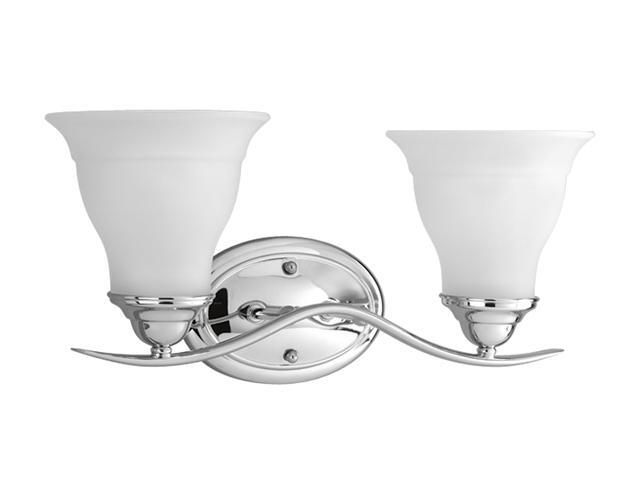 Progress Lighting Polished Chrome 2-Light Bath Bracket