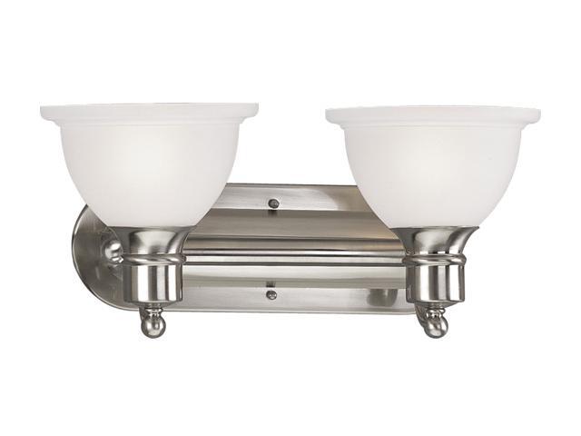 Progress Lighting Brushed Nickel 2-Light Wall Bracket