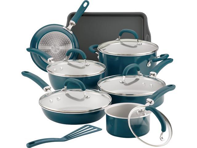 Rachael Ray Create Delicious Aluminum Nonstick 13-Pc. Cookware Set