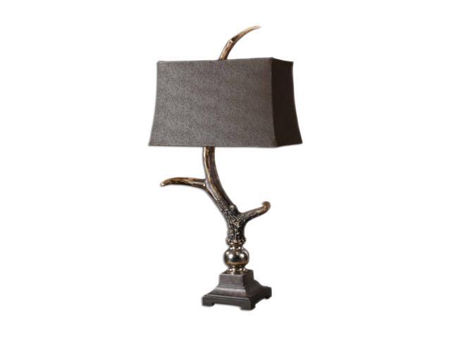 Uttermost Carolyn Kinder Stag Horn Dark Shade Table Lamp Brown