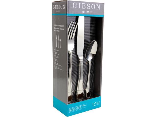 UPC 085081352767 product image for Gibson Overseas Graylyn 12 Piece Mirror Polished Flatware Set | upcitemdb.com