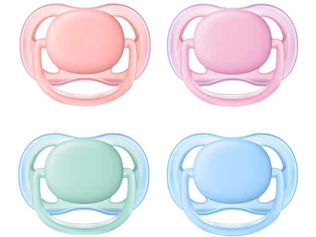 Philips Avent Ultra Air Pacifier 0-6 Months Various Colors 2-pack SCF244/21