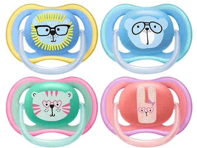 Philips Avent Ultra Air Pacifier 18+ Months Various Colors 2-pack SCF349/13