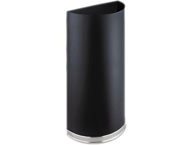 Safco  SAF9940BL  Half Round Receptacle  1 Each  Black