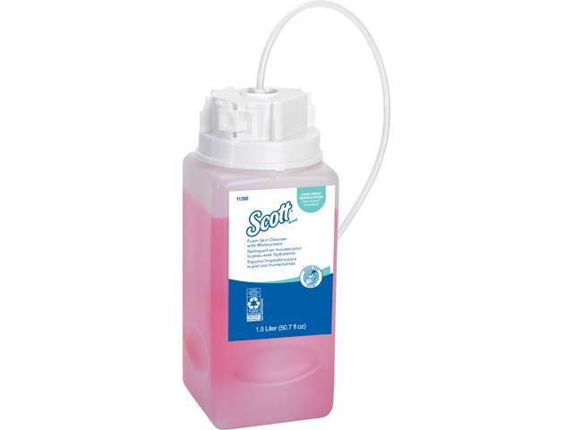 Scott Pro Foam Hand Soap with Moisturizers (11280) Pink Floral Scent 15L Under-Counter Bottles 2 Bottles / Case