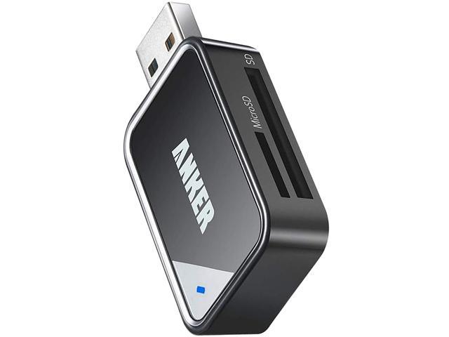 Anker 2-in-1 USB 3.0 SD Card Reader for SDXC/SDHC/SD/MMC/RS-MMC/Micro SDXC  