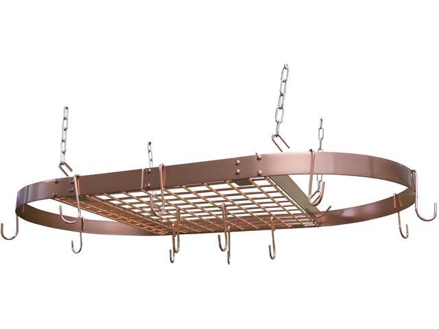 RANGE KLEEN POT RACK OVAL COPPER