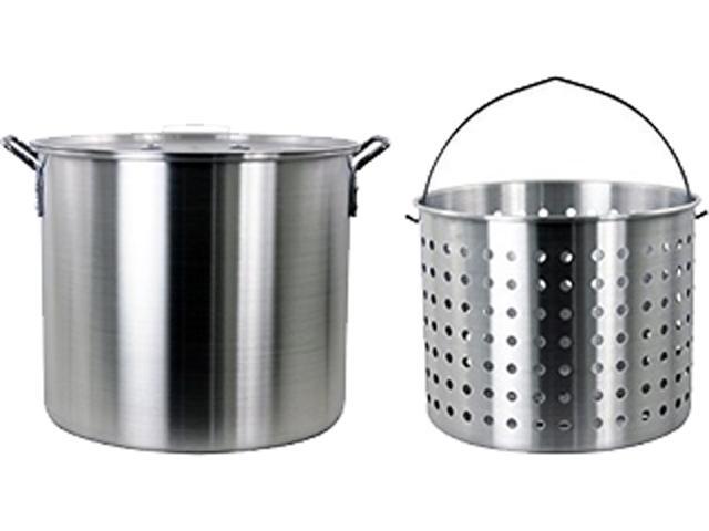 CHARD PRODUCTS ALUM POT WITH BASKET HNDL 42QT
