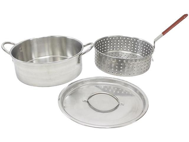 CHARD PRODUCTS ALUM POT BASKET RED HNDL105QT