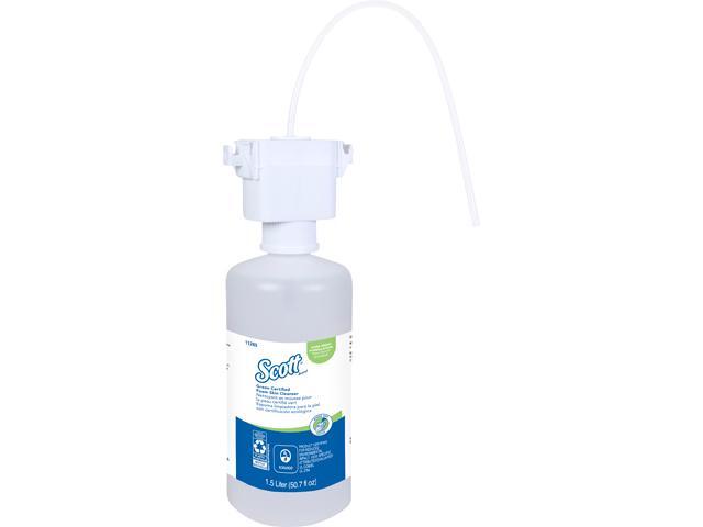Scott Essential Green Certified Foam Hand Soap Ecologo NSF E-1 Rated (11285) Unscented Clear 15 L Under-Counter Bottles