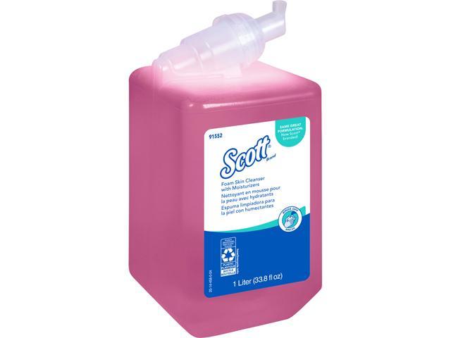 Scott Pro (Formerly Kleenex) Hand Soap with Moisturizers (91552) Pink Floral Scent 10L 6 Bottles / Case - Same Kleenex Quality Now Scott Branded