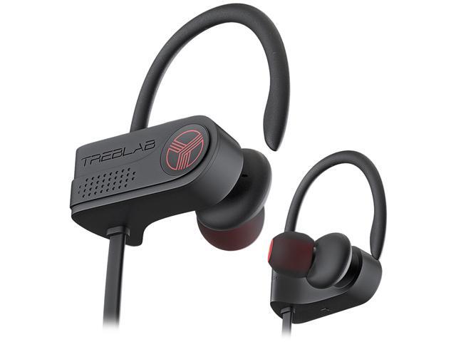 TREBLAB XR700 PRO Wireless Running Earbuds - Top 2019 Sports Headphones Custom Adjustable Earhooks Bluetooth 50 IPX7 Waterproof Rugged Workout