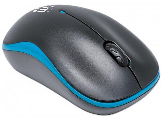 Manhattan 179416 Success Wireless Optical Mouse (Blue/Black)