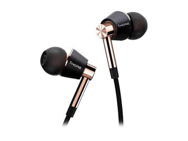1MORE Triple Driver in-Ear Earphones Hi-Res Headphones with High Resolution Bass Driven Sound MEMS Mic in-Line Remote High Fidelity for