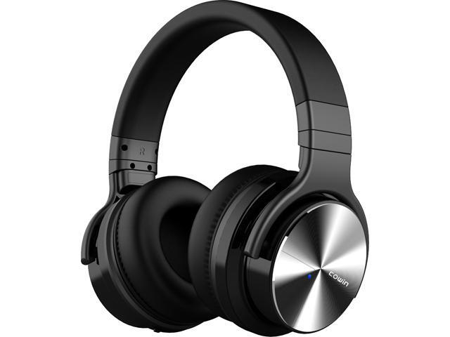 COWIN E7 Pro Active Noise Cancelling Wireless Bluetooth Headphones with Microphone; Hi-Fi Deep Bass Over Ear 30H Playtime for Travel Work TV