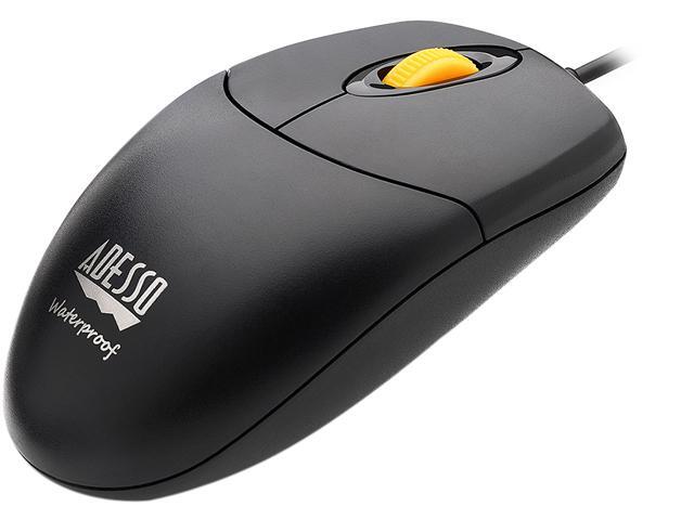 ADESSO IMOUSEW3 ADESSO IP67 RATED WATERPROOF ANTIMICROBIAL USB MOUSE WITH MAGNETIC SCROLL WHEE