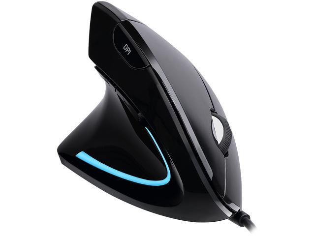 Adesso Mouse iMouseE9 Left-Handed Vertical Ergonomic Mouse w/DPI Switch Retail