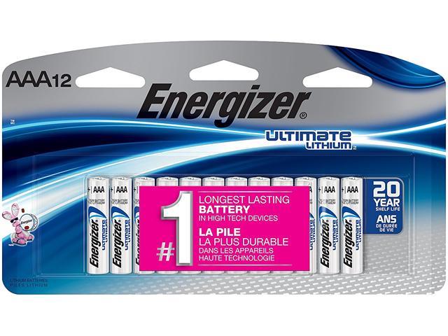 Energizer Ultimate Lithium AAA Batteries (12-Pack) in the AAA Batteries  department at