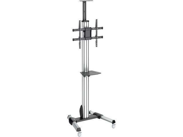 StarTechcom STNDMTV70 TV Cart - For 32' to 75' Displays - AV Cart - Height Adjustable - Lockable Wheels - Flat Screen TV Cart - Media Cart on Wheels