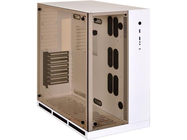 NeweggBusiness - LIAN LI PC-O11WW White Aluminum / Steel ATX Mid