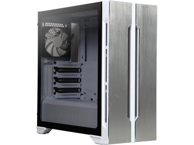 Neweggbusiness Lian Li Lancool One Digital White White Secc Tempered Glass Atx Mid Tower Computer Case