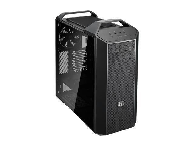 NeweggBusiness - Cooler Master MasterCase MC500 Mid-Tower ATX Case w/  FreeForm Modular, Front Mesh Ventilation, Tempered Glass Side Panel,  Carrying Handle & Cable Management Cover