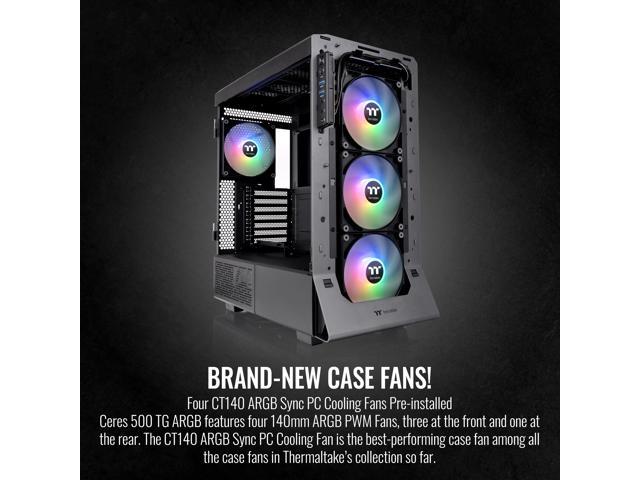 NeweggBusiness - Thermaltake Ceres 500 Black Mid Tower E-ATX