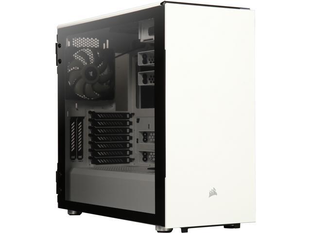 - Corsair Carbide Series 678C CC-9011170-WW White Steel / Plastic / Tempered Glass ATX Mid Tower Low Noise Tempered Glass ATX Case