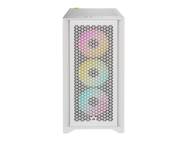 Corsair 3000D AIRFLOW Mid-Tower PC Case – 3-Pin Fans – Four-Slot GPU  Support – Fits up to 8x 120mm Fans – High-Airflow Design – White :  Electronics 