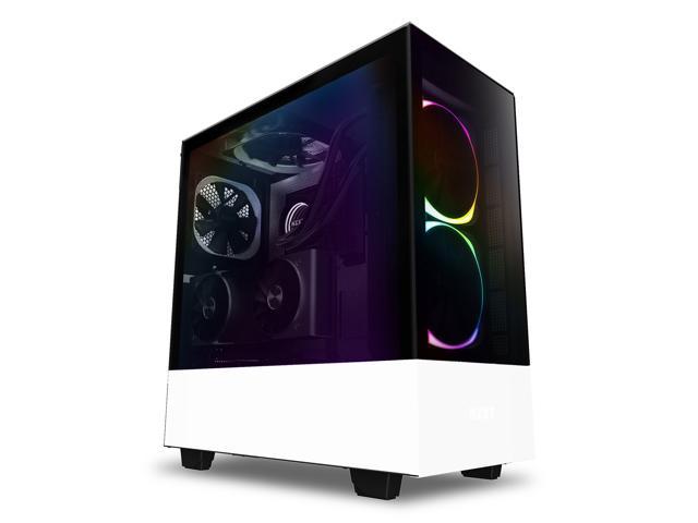  NZXT H7 Elite - CM-H71EB-01 - ATX Mid Tower PC Gaming Case -  Front I/O USB Type-C Port - Quick-Release Tempered Glass Side Panel - Black  : Electronics