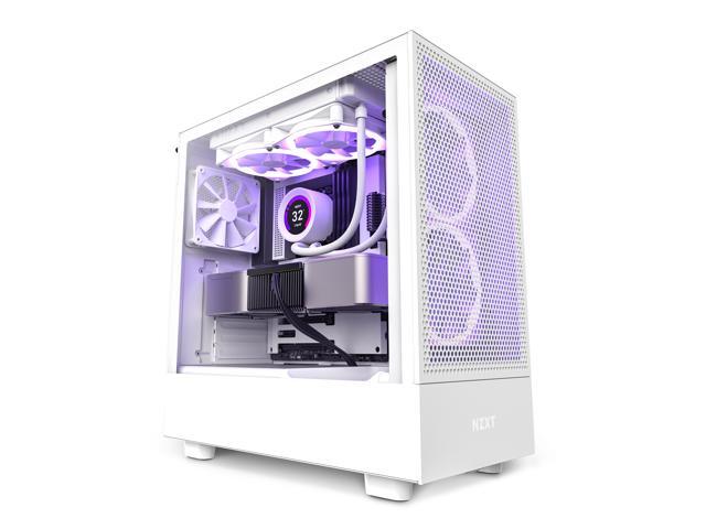 PCハード　PCケース H5 Flow (ATX /Micro ATX /Mini-ITX) (ホワイト) [CC-H51FW-01] NZXT | H5 Flow | Compact Mid-Tower ATX Airflow Case