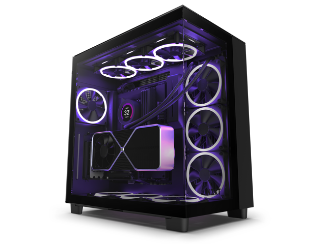 NZXT H9 Elite 付属　Fan NeweggBusiness - NZXT H9 Elite - All Black - CM-H91EB-01