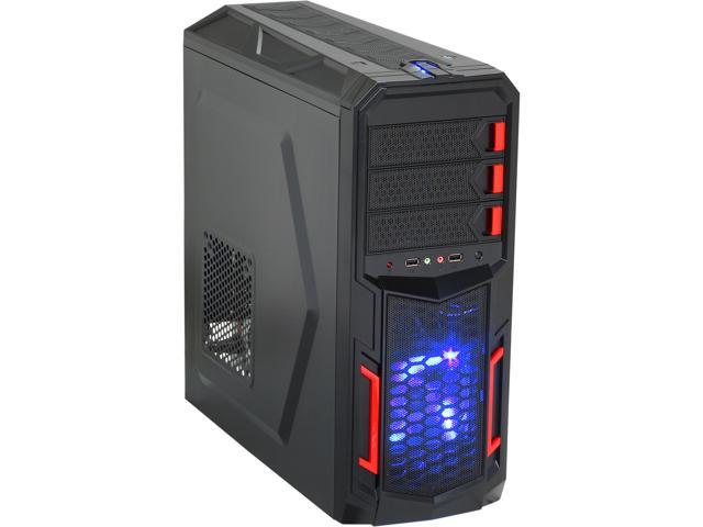 NeweggBusiness - Rosewill - Black Gaming ATX Mid Tower Computer