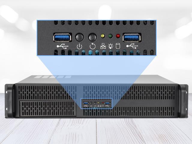 NeweggBusiness - Rosewill 2U Server Chassis Rackmount Case | 4 x