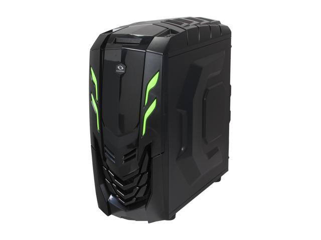 NeweggBusiness - RAIDMAX Viper GX ATX-512WBG Black / Green Steel
