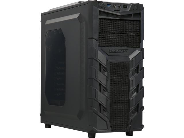 NeweggBusiness - RAIDMAX Vortex V3 ATX-403WBP Black Steel