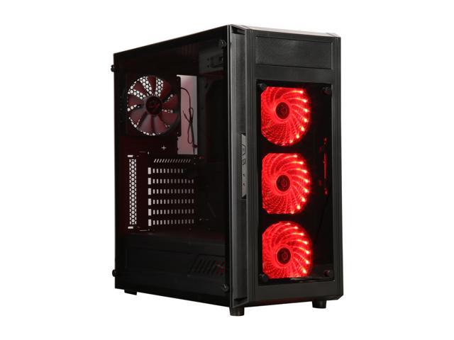 RAIDMAX ALPHA Prime ALPHA-TTB Black Steel / Plastic ATX Mid Tower Computer  Case - NeweggBusiness