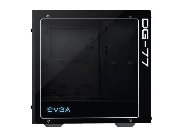 EVGA DG-77 Matte Black Mid-Tower, 3 Sides of Tempered Glass, Vertical GPU  Mount, RGB LED and Control Board, K-Boost, Gaming Case 170-B0-3540-KR -  NeweggBusiness