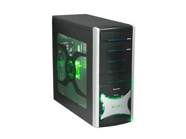 NeweggBusiness - XION Solaris XON-403 Black with Green LED NeweggBusiness - XION Solaris XON-403 Black with Green LED